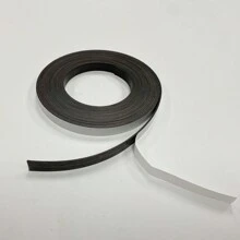 Tự dính Từ tính Ruy băng Cuộn , DIY Cửa sổ Màn Từ tính Dải , Quảng cáo & Giảng bài Từ tính Dải , 12mm Chiều rộng - màu đen - Xem 3