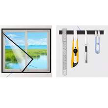 Tự dính Từ tính Ruy băng Cuộn , DIY Cửa sổ Màn Từ tính Dải , Quảng cáo & Giảng bài Từ tính Dải , 12mm Chiều rộng - màu đen - Xem 5