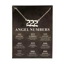 1 Piece Of Fashionable And Popular Hip-hop 111-999 Number Pendant Necklace Suitable For Daily Wear By Women - Gold - View 4