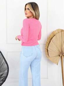 Women Cardigans - Hồng - Xem 4