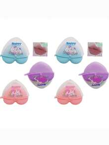 6pz Bálsamo Corazón Hidratante Mágico, colores mixtos - Multicolor - Ver 2