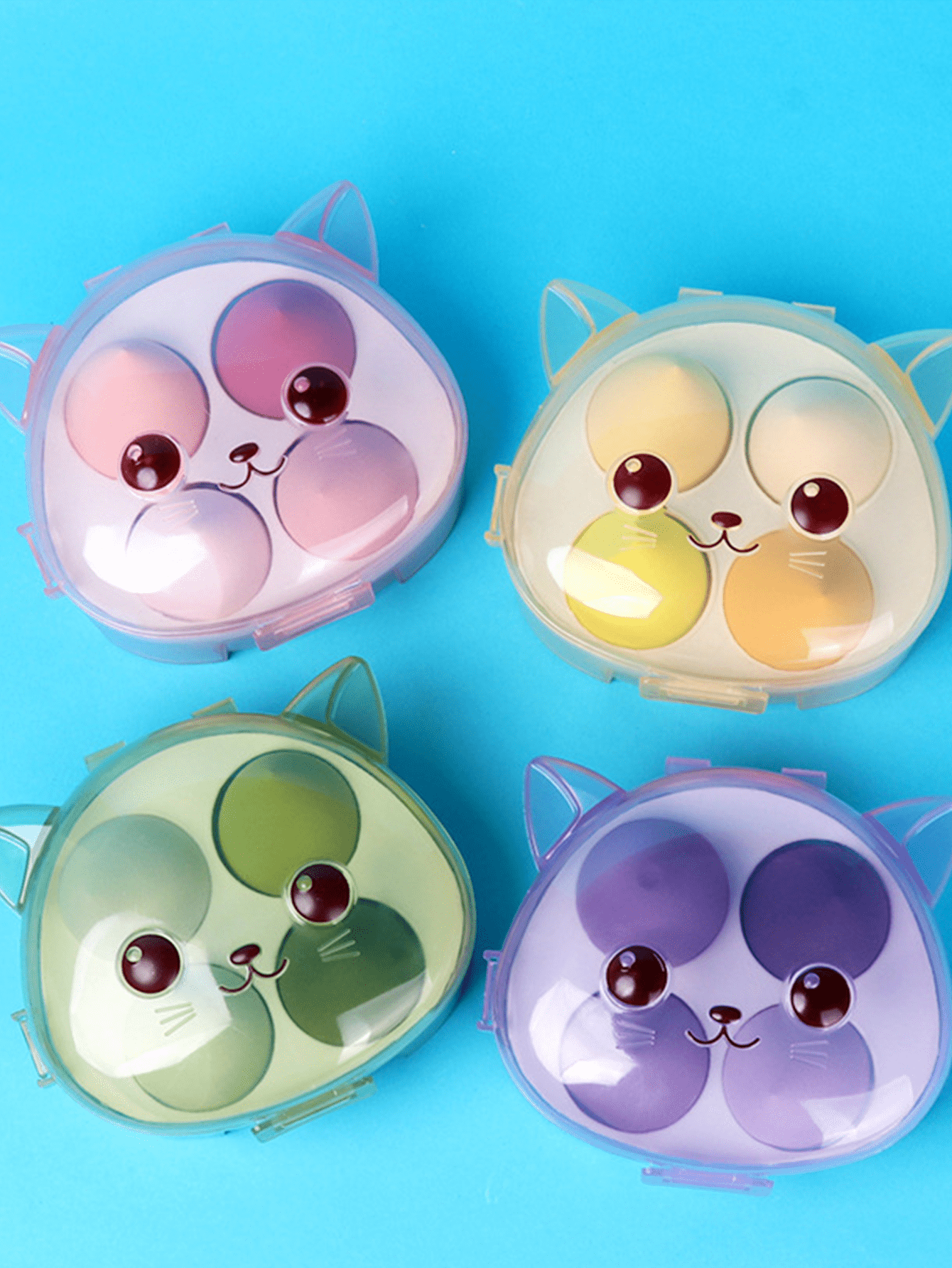 A Box Of Powder Puffs, Water Drop Puffs, Beveled Puffs, Beauty Eggs