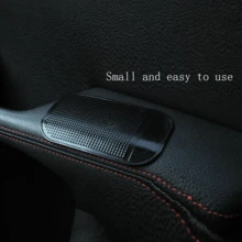 1pc Car Anti-skid Silicone Mat For High Temperature Resistance, Phone Decoration And Storage On Dashboard - Black - View 8