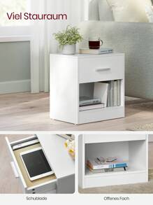 VASAGLE Nightstands - Blanco - Ver 4