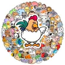 100 szt. śliczne zwierzęta kawaii motyw mini naklejki, winylowe naklejki na butelkę z wodą, laptopa, scrapbooka, deskorolki, pakiety naklejek, naklejki, mini naklejki, deskorolka na palce, naklejki, słodkie naklejki, pakiet naklejek, naklejki, słodkie naklejki, naklejka