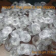 Glass Anti-slip Pad For Rosewood Furniture Tea Table, Tempered Glass Desktop Cushion, Transparent Silicone Suction Cup For Table Top - White - View 2