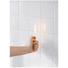 Kitchen Backsplash Self-Adhesive Transparent Sticker Heat Resistive Wall Tile Sticker For Range Hood, Cabinets, Waterproof Wallpaper - White - View 7