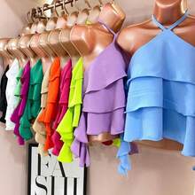 Women Tank Tops & Camis - 白色 - 查看 2