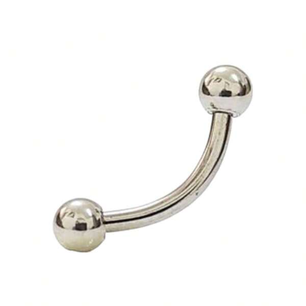 Piercing Microbell Aço Cirúrgico Sobrancelha Labial Lingua