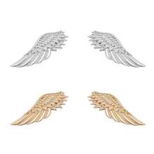 小型創意羽翼造型胸針/領針,金銀套裝配飾、聖誕感恩節禮物、家人小禮物、配件