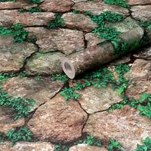 1捲防水自黏pvc牆紙,可拆卸石材貼紙,適用於廚房櫥櫃檯面、抽屜、防濺板、剝離式牆壁裝飾 - 綠色 - 查看 3