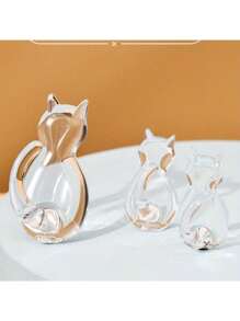 2个5.8*2.9cm+4*2cm Ps材质，强力粘性猫形免钻挂钩，适用于浴室、卧室、客厅和宿舍，完美的家居必需品，整理毛巾和衣服