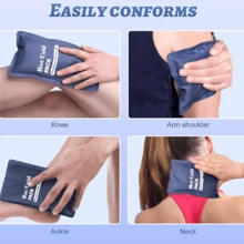 1pc Reusable Hot And Cold Ice Packs, Soft Soft Gel (Blue)- 1 Per Pack For Emergency Kit Bag - Multicolor - View 4
