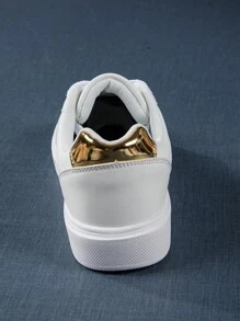 Của phụ nữ Vàng Trang trí Chi tiết Lace-up Giày trượt băng , Ngoài trời Giải trí Thể thao Giày thể thao - Vàng - Xem 6