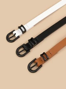 3 cái/bộ Của phụ nữ Hình chữ-U Khóa Tối giản Đúng mốt Linh hoạt Trang trí Thắt lưng - Nhiều màu - Xem 4