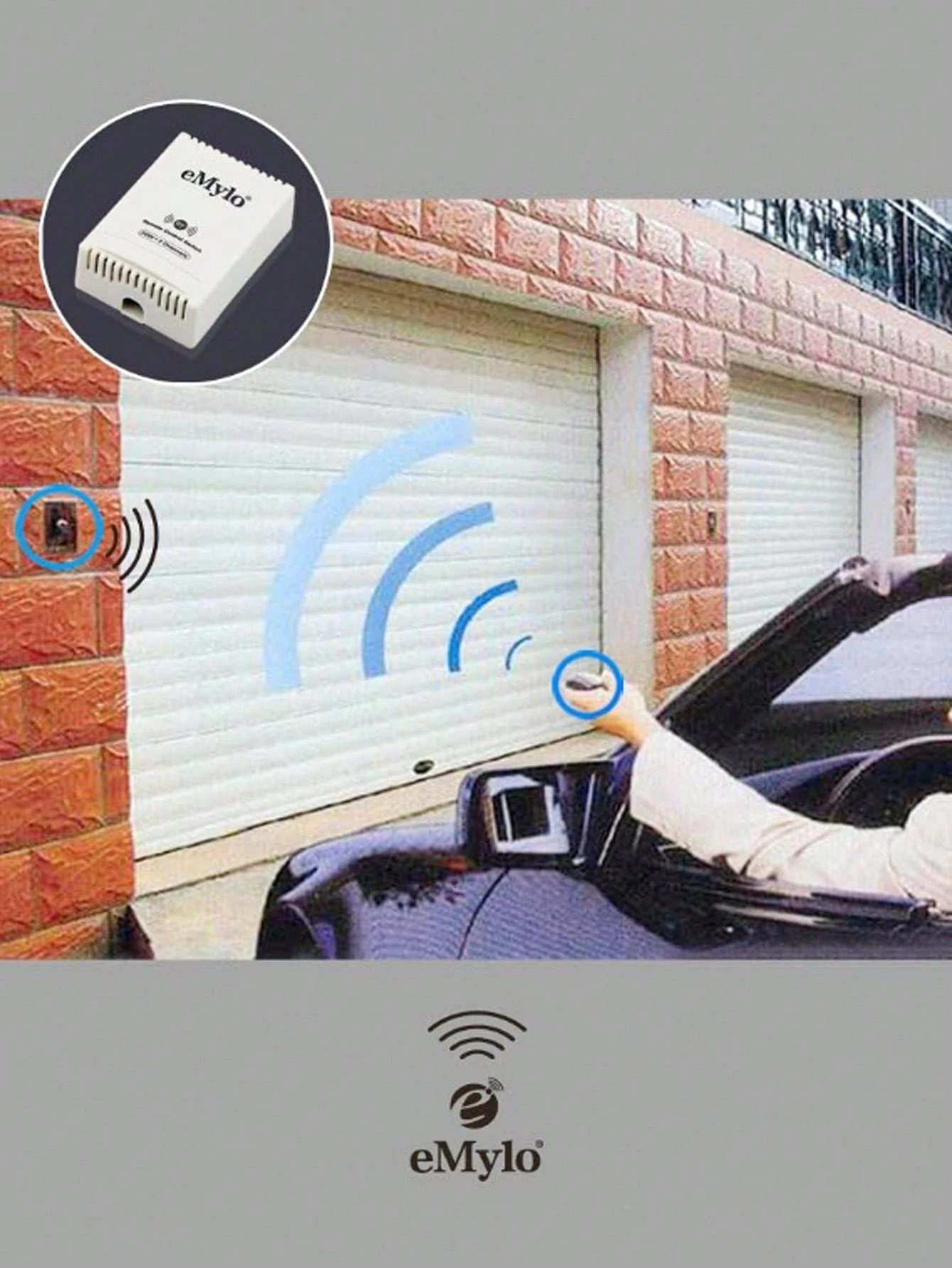 1 Pc EMylo Smart Wireless 220V Relay 1000W RF Remote Control 433 Mhz