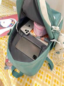 Women Fashion Backpacks - 黑色 - 查看 3