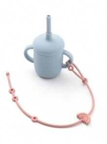 4 Pcs Toy Straps Soft Silicone Teething Chain Adjustable Infant Nipple Holder Dummy Clip Stroller Baby Accessories - Blue - View 6