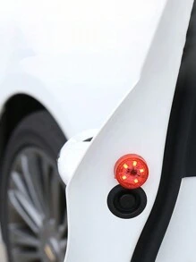 2pcs Car Door Anti-collision Warning Light Safety Prompt Flash Anti-rear Collision Light Led Car Flashing Light - Red - View 3