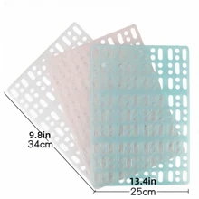 1pc Thickened Pet Rabbit Foot Pad, Prevent Rabbit Cage Pad Board From Being Chewed And Guinea Pig's Leakage-proof Foot Pad With Plastic Grid - Clear - View 4