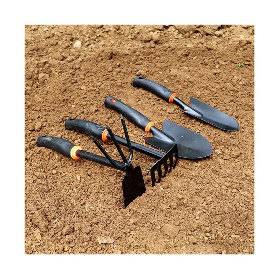 4pcs/set Outdoor Gardening Tool Kit Including Small Shovel For Farming Use