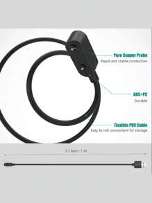 Cable Cargador Para Huaweii Watch Fit 2/3 Huaweii Band 9/8/7/6 Huaweii Band 6 - Negro - Ver 5