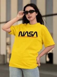 Men T-Shirts - 黃色 - 查看 4