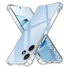 Capa Capinha Anti Impacto + Película Premium 9D Cerâmica + Película de Câmera Para Redmi 12 - Transparente - Visão 2