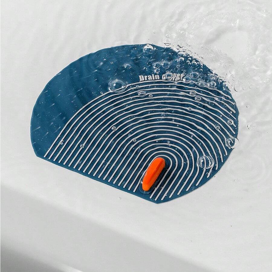 1個矽膠泄水孔蓋,適用於廁所/廚房/浴室,抗異味、密封防蟲