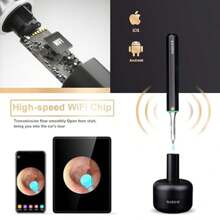 BEBIRD X17 Pro Ear Wax Removal Camera Endoscope, All Aluminum Body H-Speed WiFi 6 Axis Intelligent Gyroscope Safe Professional 1080p Smart Visual Ear Cleaner With Camera For Kid Adult PetSPP-Global-Pro-US