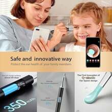 BEBIRD X17 Pro Ear Wax Removal Camera Endoscope, All Aluminum Body H-Speed WiFi 6 Axis Intelligent Gyroscope Safe Professional 1080p Smart Visual Ear Cleaner With Camera For Kid Adult PetSPP-Global-Pro-US