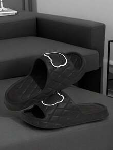Indoor Outdoor Slippers EVA House Slip On Cloud Slides My Slippers For Men - Black - View 5