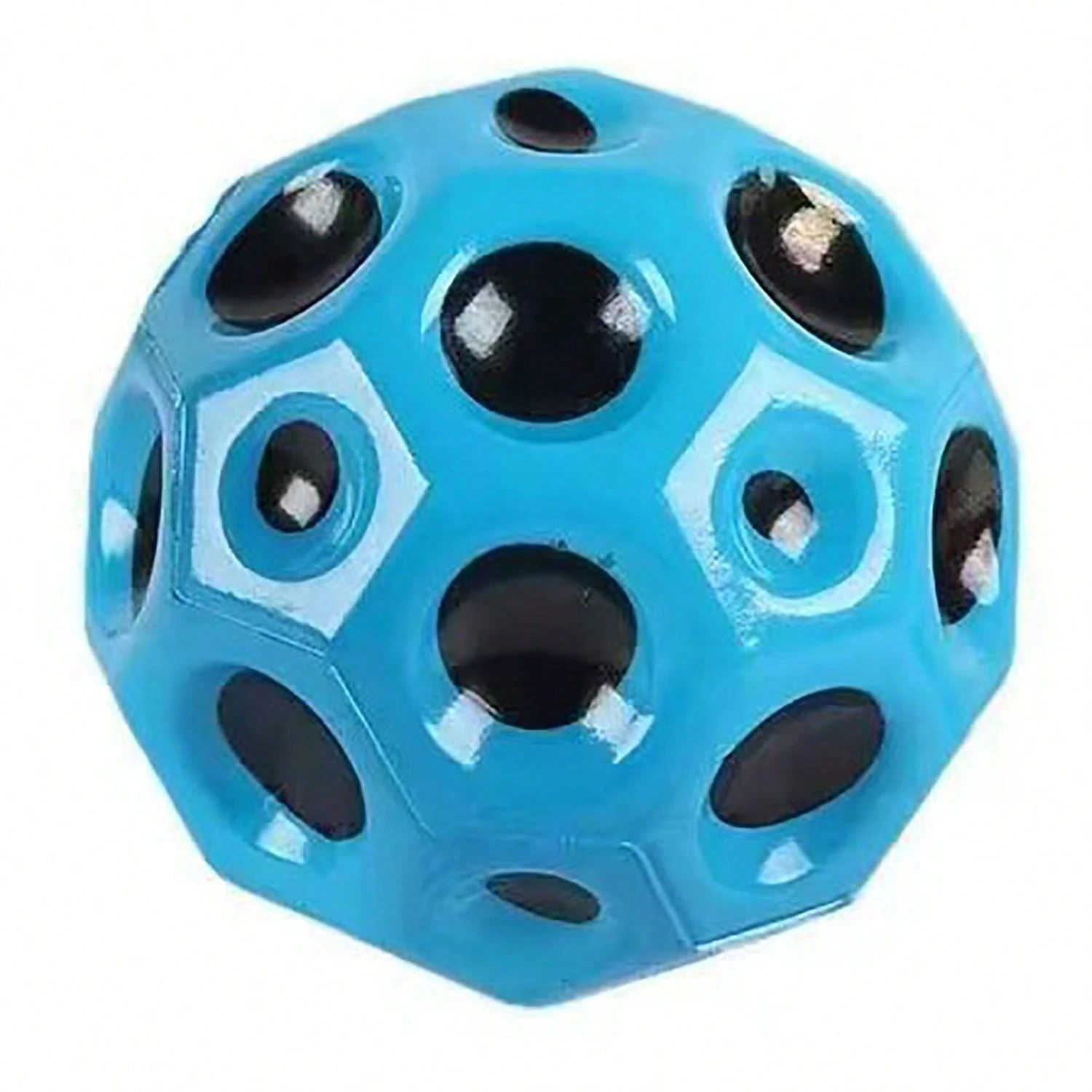 Blue Antigravity Moonstone Bouncy Ball P.u Foam High Elasticity Self