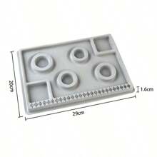 DIY珠寶製作測量工具板 - 灰色 - 查看 18