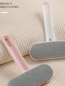 1件装外套除毛器手动衣物绒毛修剪器毛球修剪器家用毛衣绒毛收集器 - 白色 - 查看 3