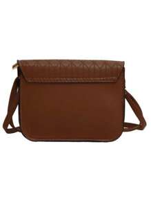 女性小手袋,可調節肩帶,無隔層 - 咖啡棕 - 查看 4