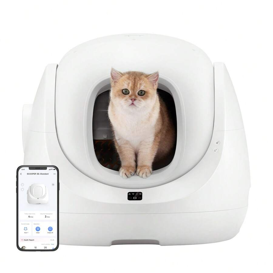 CATLINK Automatic SelfCleaning Cat Litter Box for Multiple Cats with