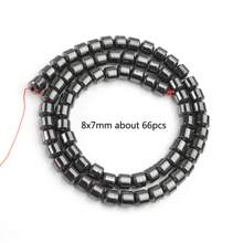 心形、圓柱形、v形赫瑪石散珠、嵌縫珠和吊飾,適用於diy首飾製作,如項鍊、手鐲等用品