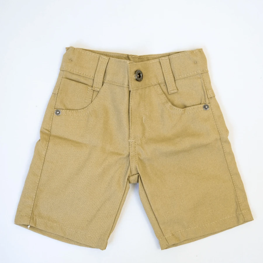 Young Boys Shorts - 卡其色 - 查看 1