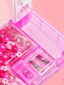 1 Piece Quicksand Stationery Box Pencil Case - Multicolor - View 6