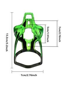 Bicycle Water Bottle Holder Pc Gradient Color Mountain Bike Water Bottle Cage Rack Cycling Equipment Bike Accessories - Green - View 5