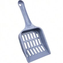 中號貓砂盆,配有密閉式抗臭箱和可開閉的門,包括鏟子 - 灰色 - 查看 8