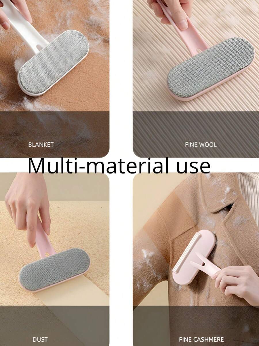 1件装外套除毛器手动衣物绒毛修剪器毛球修剪器家用毛衣绒毛收集器 - 白色 - 查看 1