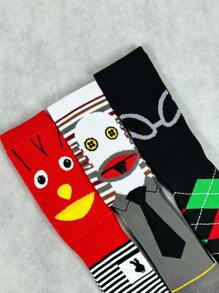 Unisex Socks With Fun 31 Minutes Print - Multicolor - View 3