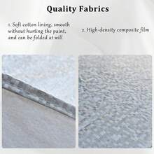 Foldable Winter Car Windshield Snow Cover Sun Shade Protector Ice Frost Guard - Silver - View 6