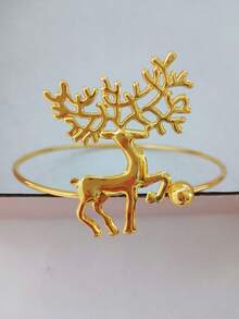 2pcs Metal Deer Curtain Tiebacks - Gold - View 5