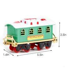 Tren Eléctrico De Juguete De Navidad Con Vías Para Decoración De Árbol De Navidad - Juguete de camioneta navideña - Ver 4
