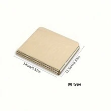 1入組可折疊書本造型夜燈,木製led翻書燈,usb可充電桌燈,適用於學習、家居裝飾和便攜照明 - 米色 - 查看 10