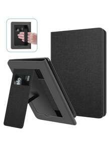 Ayotu Hộp đựng tương thích với phiên bản 6" Kindle thế hệ thứ 11 hoàn toàn mới 2022, Tương thích với bìa Kindle Paperwhite, Bao da PU cao cấp có dây đeo tay, Tự động ngủ/đánh thức và hấp phụ nắp lưng - màu đen - Xem 2