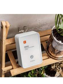 1入組雙泵花園無線控制滴灌澆水裝置自動滴灌灌溉系統套件移動APP控制Wifi自動澆水裝置，智能定時花卉澆水裝置，懶人盆栽，多肉家庭室內滴灌系統 - 白色 - 查看 9